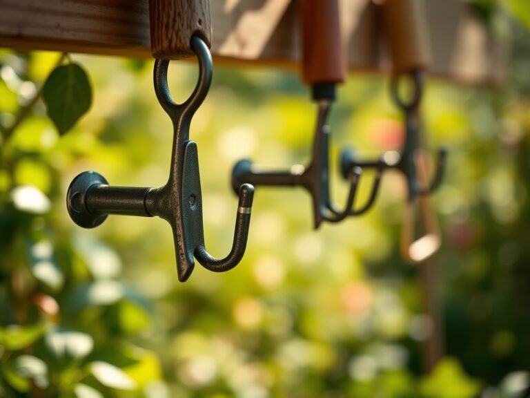 6 Best Heavy-Duty Wall Hooks for Vegetable Rakes and Shovels