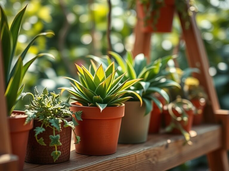8 Collection Steps to Prepare a Tropical Foliage Plant Shelf